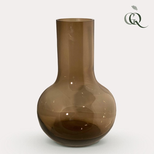 "Vase Glas - S - H37 W25 - Seim - Taupe image"