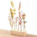 Holz Trockenblumenständer - M - Blumen und Kräuter + Trockenblumenarrangement