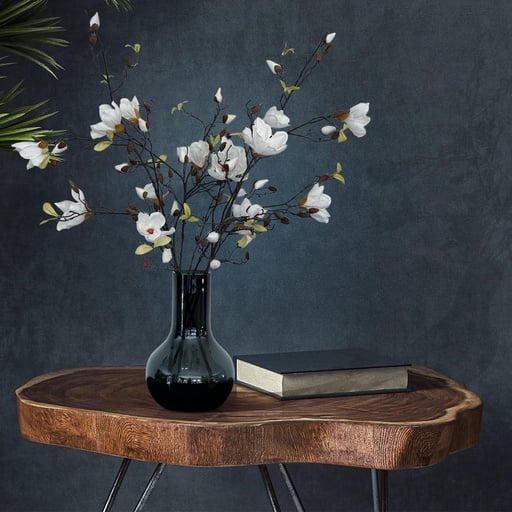 "Kunstblumen Solo - Crème - Magnolienzweige - x 4 - 105cm image"