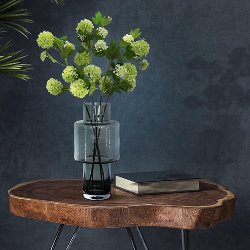 "Kunstblumen Solo - Creme - Viburnum Opulus Zweige - x 4 - 75cm image"