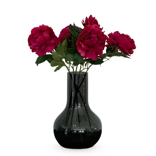 "Kunstbloemen Solo - Dark Pink - Peonies - x 5 - 65cm image"