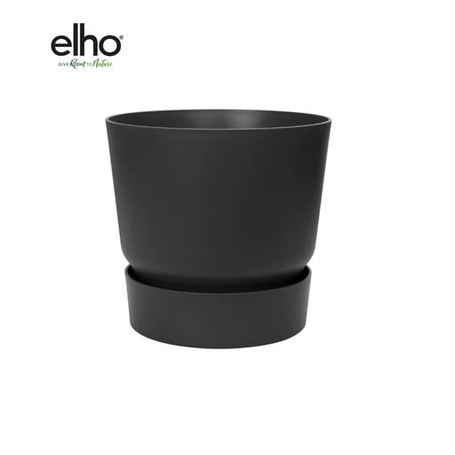 "Topf elho Greenville Rund Schwarz - D39 x H37 image"