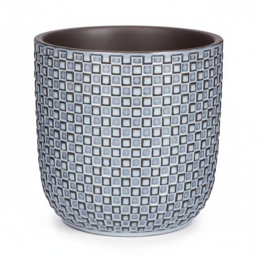 "Mini Topf Relief Blau D7 image"