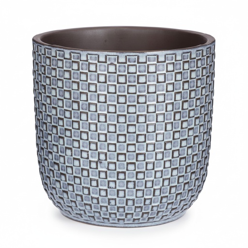 "Topf relief blau D13,5 image"