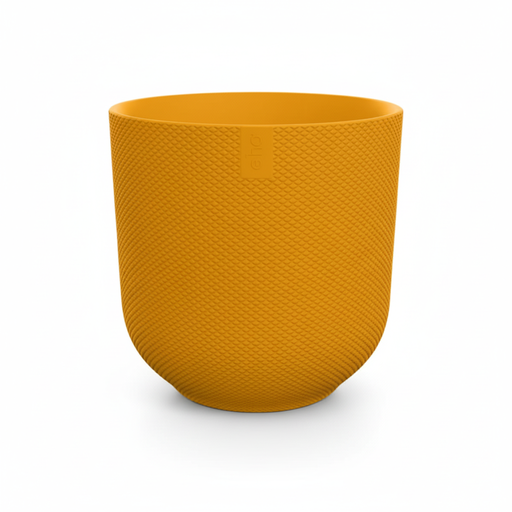 "Pot Elho Jazz Round Amber Yellow - D23cm - H21cm - D14 image"