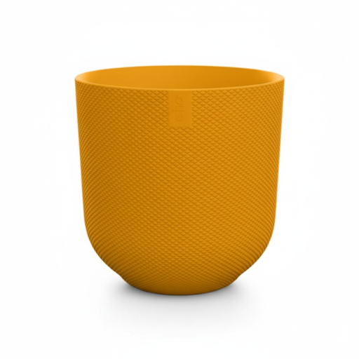 "Pot Elho Jazz Round Amber Yellow - D23cm - H21cm - D19 image"