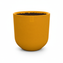 Pot Elho Jazz Round Amber Yellow - D23cm - H21cm - D23