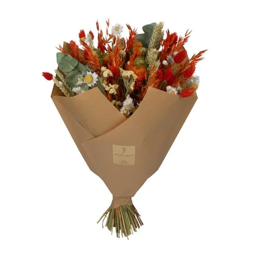 "Getrocknete Blumen - Classic Bouquet - Orange - Höhe ca. 60 cm image"