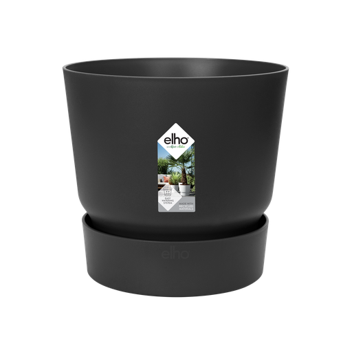 "Pot elho Greenville Round black - D14 x H13 image"