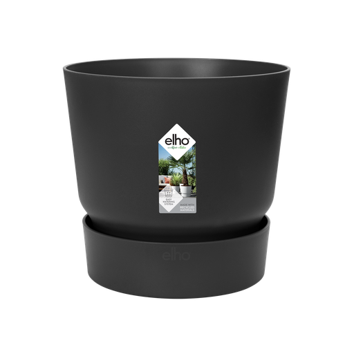 "Pot elho Greenville Round black - D14 x H13 image"