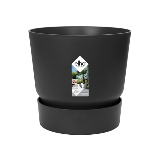"Topf elho Greenville Round schwarz - D14 x H13 image"