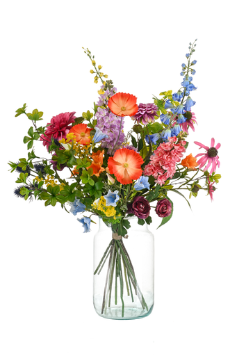"Kunstbloemen - Boeket XL -  Electric Love - 90cm image"
