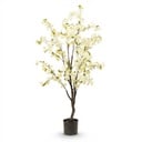 Kunstplant - Prunus - Kersenbloesem - Wit - 135cm 