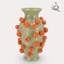 Vase Stein M - H38 W24 - Pistazie Grün - Mandarin