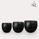 Pot - Zwart -Belia vintage black - set van 3