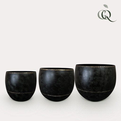 "Topf - Schwarz - Belia vintage black - Set von 3 image"