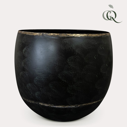 "Pot - Zwart -Belia vintage black - L - H28 W33 image"