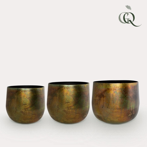 "Topf - Kupfer - Elisa Vintage Grün - Set von 3 image"