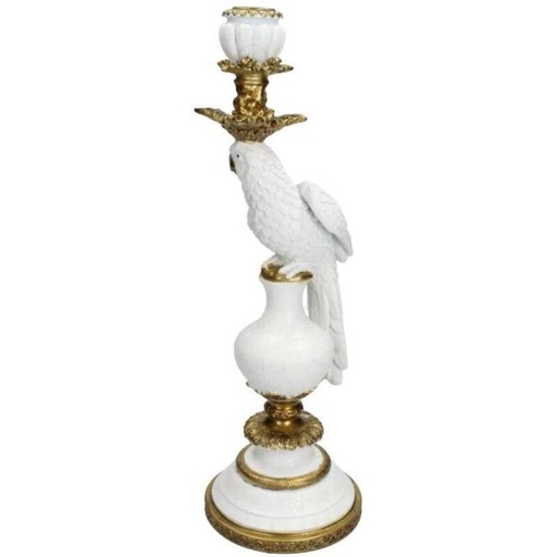 "Kandelaber mit weißem Vogel - ↑ 40 cm image"