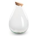 Bottle Garden Glas mit Korken - Geschlossenes Terrarium - Drop XL - ↑ 37 cm