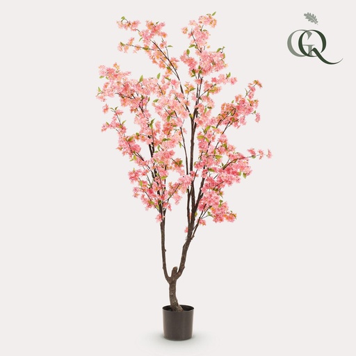 "Kunstplant - Prunus - Kersenbloesem - Roze - 210cm image"