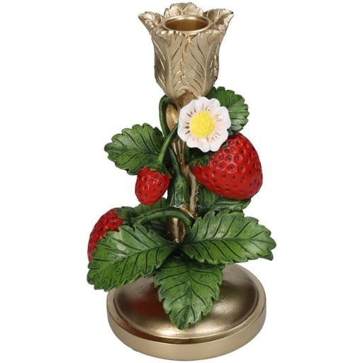 "Kandelaar - Aardbei Goud ↑ 20 cm image"