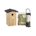 Blaumeisen-Set - Vogelhaus und Vogelfutter - Gartenaccessoires