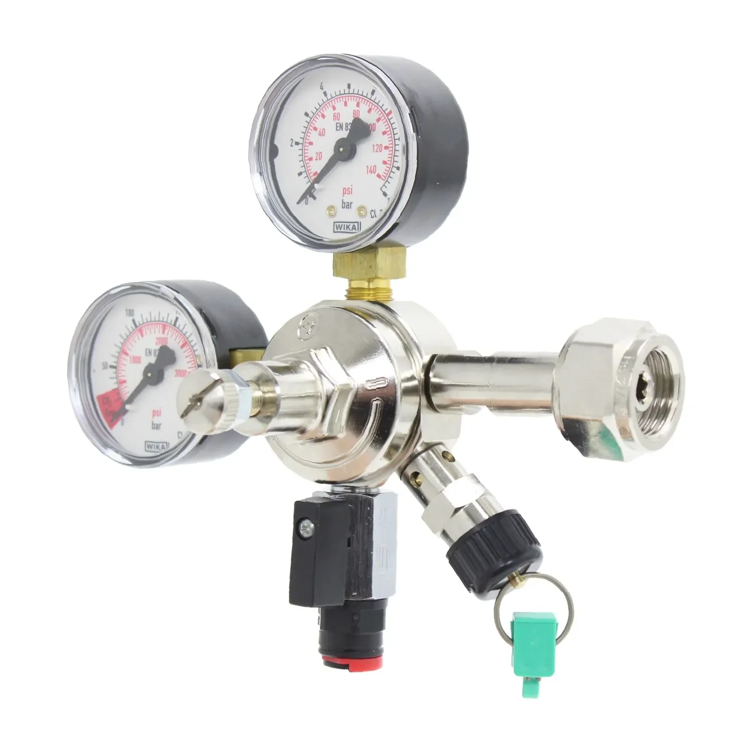 "Druckminderer, Druckregler, Druckreduzierventil - CO2 für AFG 7bar, 1-leitig, Gewinde: John Guest 8 mm image"