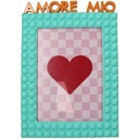 Fotorahmen Amore Mio Polyresin Türkis 13x18cm