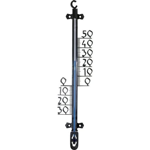 "Hendrik Jan - Außenthermometer - Kunststoff schwarz 26 cm image"