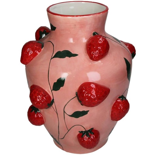"Vase Erdbeere Dolomit 25,3 cm image"