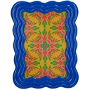 Fotorahmen Gebogen Polyresin - Blau