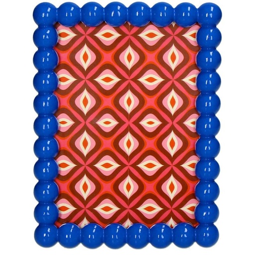 "Bilderrahmen Perlen Polyresin - Blau image"