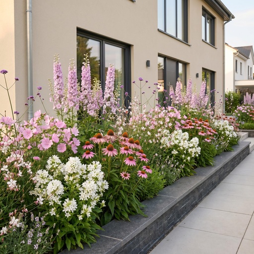 "Staudenpaket - Bienen- und Schmetterlingsanziehend - 24 Stauden - Für 3 m² - Verschiedene Farben - Pflegeleicht - Topf 11cm image"