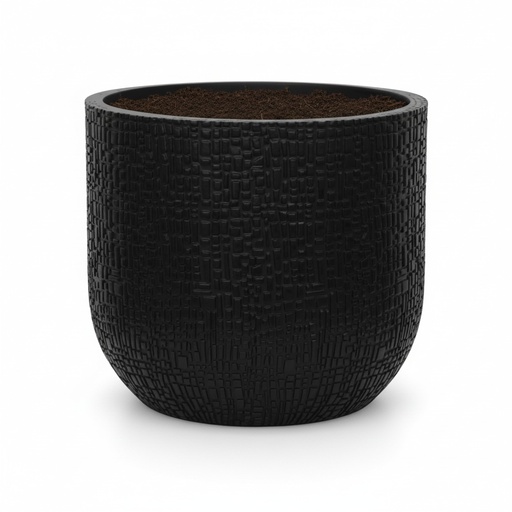 "Capi Pot Bol Skin Anthrazit - D24cm - H21cm image"