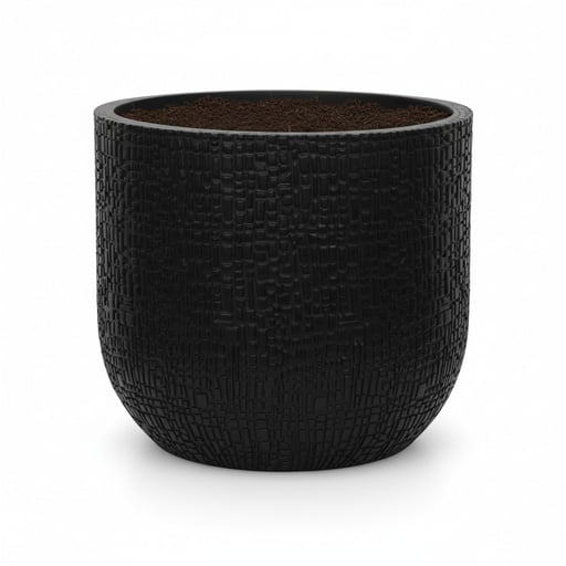 "Capi Pot Bol Skin Anthrazit - D24cm - H21cm image"