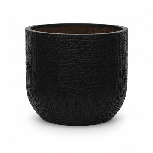 "Capi Pot Bol Skin Antraciet - D17cm - H15cm image"