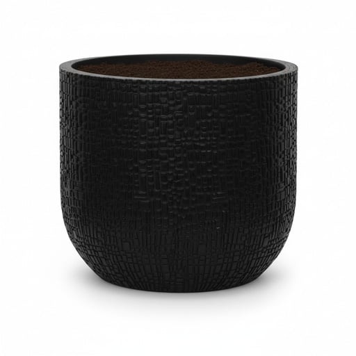 "Capi Topf Bol Skin Anthrazit - D17cm - H15cm image"