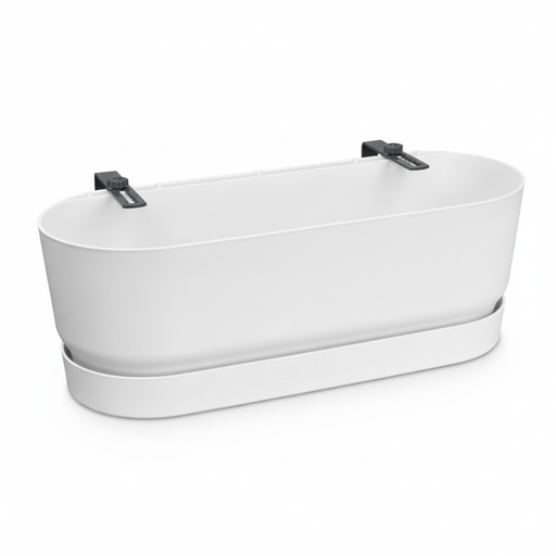 "Elho Pot Greenville Easy Balcony D25cm - Wit image"