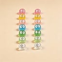 Glow in the dark - Minis - Multi - ↑ 1 cm - 14 Stück