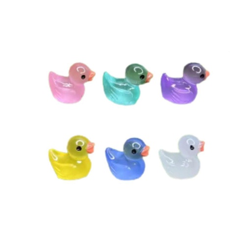 "Glow in the dark - Enten - Multi - ↑ 2 cm - 7 Stück image"