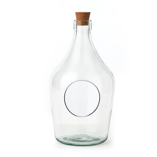 "Open terrarium fles 3 liter - Open Bottle garden - Glas met kurk image"
