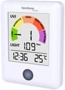 WS9320 UV-Strahlungsmonitor mit UV-Index & Lichtmesser – Echtzeit-UV-Messung alle 60 Sekunden, Innentemperatur & Uhrzeit, UV-Warner mit Farbskala, Lichtintensität bis 300 Klux