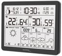 WD3000 WLAN Wetterstation mit App (Tuya Smart) – 4-Tage-Vorhersage, Außensensor, Temperatur, Luftfeuchtigkeit, Luftdruck, UV-Index & Mondphase