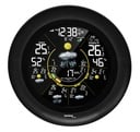 WD3040 WLAN Wetterstation rund mit App (Tuya/Smart Life) – 4-Tage-Vorhersage, Außensensor, Temperatur, Luftfeuchtigkeit, Luftdruck, Luftqualität & UV-Index
