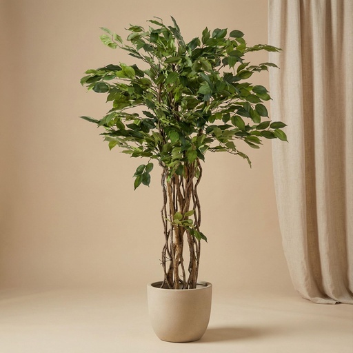 "Ficus Liana Kunstbaum 140cm - Künstliche Pflanze image"