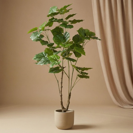 "Ficus Umbrella boom 125 cm - Kunstplant - Artificial plant image"