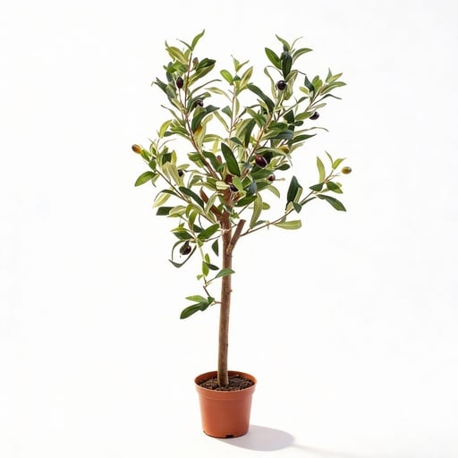 "Olivenbaum im Topf 65cm – Kunstpflanze - Kunstpflanze image"