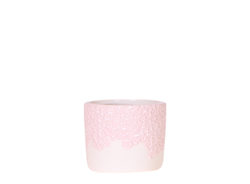 "Kolibri Home | Bloom Ziertopf - Rosa - Ø6cm image"