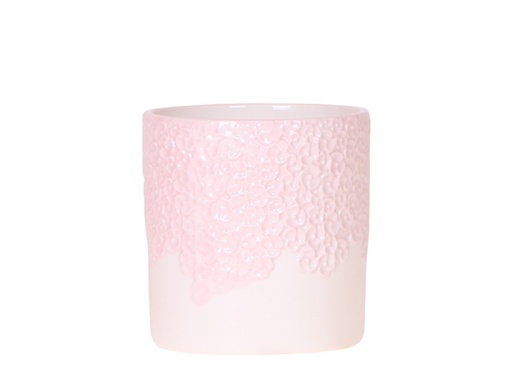 "Kolibri Home | Bloom Ziertopf - Rosa - Topf-Ø 9 cm image"